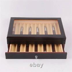 Pen box Fountain Pen Wood Display Case Holder Storage Collector Organizer Box
