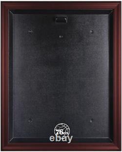 Philadelphia 76ers Mahogany Framed Team Logo Jersey Display Case