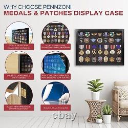 Pin Display case / Military / Police / Patches Shadow box Cabinet / USA Made