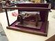 Pistol Display Case Wood & Glass- American Walnut Case Only Stand Is Extra