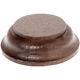Plymor Solid Walnut Round Wood Base With Ogee Edge, 2.625 X 2.625 X 1 (12 Pack)