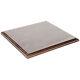Plymor Solid Walnut Square Wood Base With Edge, 12.75w X 12.75d X 0.75 (2 Pack)