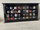 Pocket Pro Mini Helmet Display Case 32+ Football Riddell Black Wood Nfl Cabinet