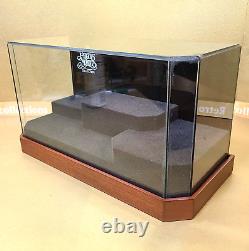 Precious Moments Glass Display Case Store Figurine Enesco Wood Base Rare