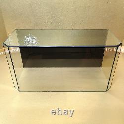 Precious Moments Glass Display Case Store Figurine Enesco Wood Base Rare