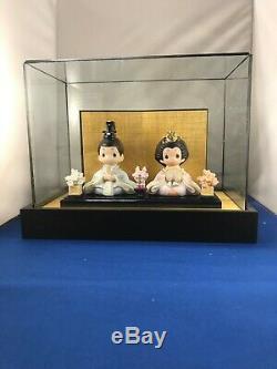 Precious Moments Japanese GLASS & WOOD DISPLAY CASE CUSTOM DESIGN