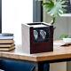 Premium Double Watch Winder Auto Rota Wood Display Case Organizer (black Inside)