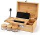 Premium Large Stash Box Storage Wooden Smell Proof Locking Herbs And Accessories