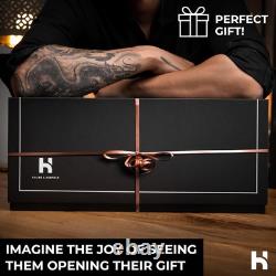 Premium Wood Challenge Coin Display Case for 50 Coins Ideal for Collectors