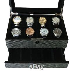 Quality Watch Jewelry Display Storage Holder Case Glass Box Organizer Gift n