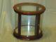 Ralph Lauren Beveled Glass & Wood Safari Display Case Cabinet Advertising