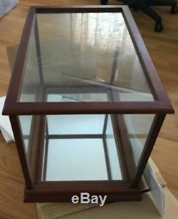 RARE FRANKLIN MINT- Ultra Deluxe Glass & Mirrored Display Case D1X3135