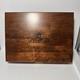 Rare Gargoyles Medalist Collection Display Case Solid Wood/burgundy Glasses