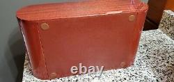 RARE OMEGA 8 Watch Wood Lacquer Display Storage Case Box
