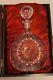 Remy Martin Cognac Baccarat Crystal Decanter Ribbed Empty In Wood Display Case