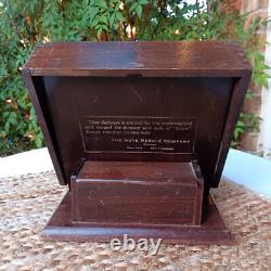 RESERVEDAntique Boye Crochet Needle Company Wood Display Case Countertop Store