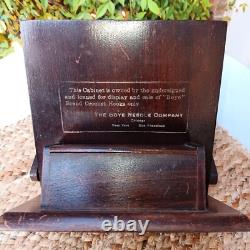 RESERVEDAntique Boye Crochet Needle Company Wood Display Case Countertop Store