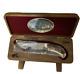 Rmef 2006 Banquet Browning Folding Knife With Stag Handle In Wood Display Case