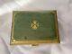 Rolex 50s Ribbon Box Case With Feet Green 1950s Vintage Submariner Leather Display