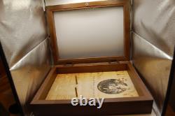 Rare Amana Browning Display case Liberty Tree wood Patrick Henry Made in the USA