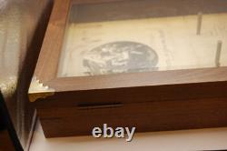 Rare Amana Browning Display case Liberty Tree wood Patrick Henry Made in the USA