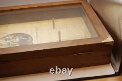 Rare Amana Browning Display case Liberty Tree wood Patrick Henry Made in the USA