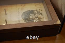 Rare Amana Browning Display case Liberty Tree wood Patrick Henry Made in the USA
