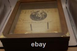 Rare Amana Browning Display case Liberty Tree wood Patrick Henry Made in the USA