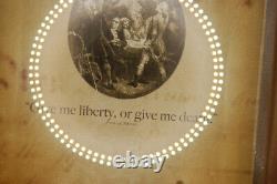 Rare Amana Browning Display case Liberty Tree wood Patrick Henry Made in the USA