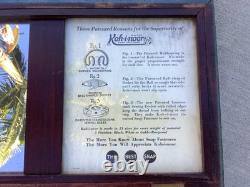 Rare Antique Koh-I-Noor General Store Wooden Display Case