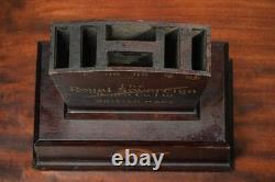 Rare Antique Royal Sovereign Pencil Co Wood Sign Retail Store Display Case