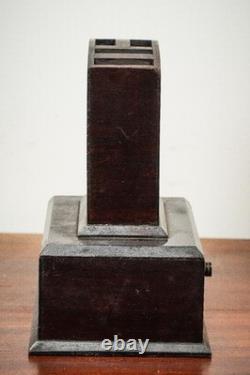 Rare Antique Royal Sovereign Pencil Co Wood Sign Retail Store Display Case