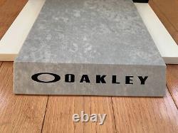 Rare Oakley Retail Store Display Stand 3 piece 8 X 12 Heavy wood + Metal Back