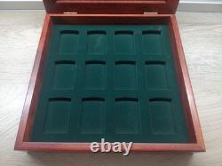 Rare Zippo Wood Storage Collection Display Cabinet Case Box Holder 12 Lighters