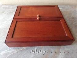 Rare Zippo Wood Storage Collection Display Cabinet Case Box Holder 12 Lighters