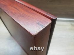 Rare Zippo Wood Storage Collection Display Cabinet Case Box Holder 12 Lighters