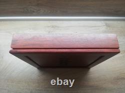 Rare Zippo Wood Storage Collection Display Cabinet Case Box Holder 12 Lighters