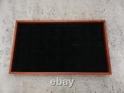 Rare Zippo Wood Storage Collection Display Cabinet Case Box Holder 24 Lighters