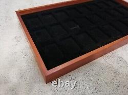 Rare Zippo Wood Storage Collection Display Cabinet Case Box Holder 24 Lighters