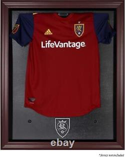 Real Salt Lake Mahogany Framed Team Logo Jersey Display Case