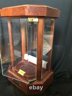 Remy Martin Louis XIII Cognac Curio Display Case Wood Lighted Cabinet Rare