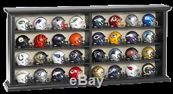 Riddell NFL MINI Team Helmet Collection Set Of 32 With Wood / Acrylic Display Case