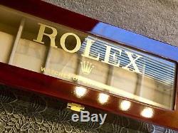 Rolex Genuine Authorized Dealer Cherrywood 6 Watch Store Display Case 68.00 2
