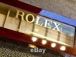 Rolex Genuine Authorized Dealer Cherrywood 6 Watch Store Display Case 68.00.2