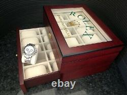 Rolex Luxury Presidential Display Case / Box Holds 20 Watches