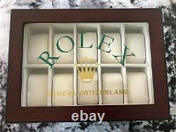 Rolex Luxury Presidential Display Case / Box Holds 20 Watches