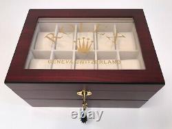 Rolex Luxury Presidential Display Case / Box Holds 20 Watches