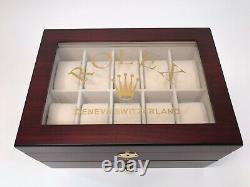 Rolex Luxury Presidential Display Case / Box Holds 20 Watches