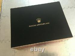 Rolex Luxury Wooden Watch Display Box / Case (Ltd Edition.) Holds 10 watches