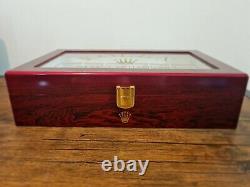 Rolex Presidential Ltd Edition Watch Display Case / Box Holds 12 watches